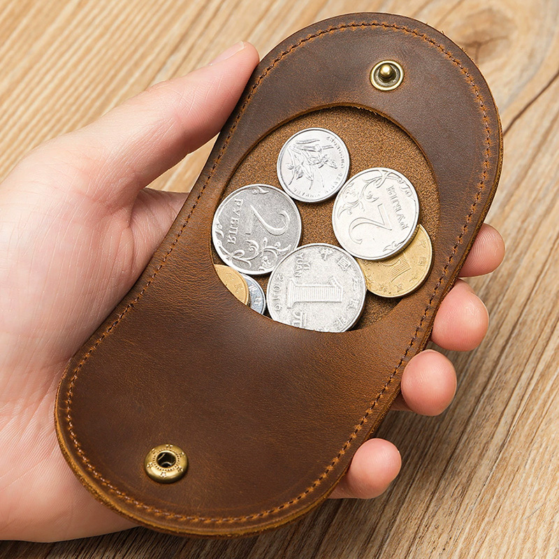 Kids Education Money - レディース本革小銭入れ 子供用ミニ財布 ハスプマネークリップ クラッチ ホーボーバッグ メンズギフトポーチ