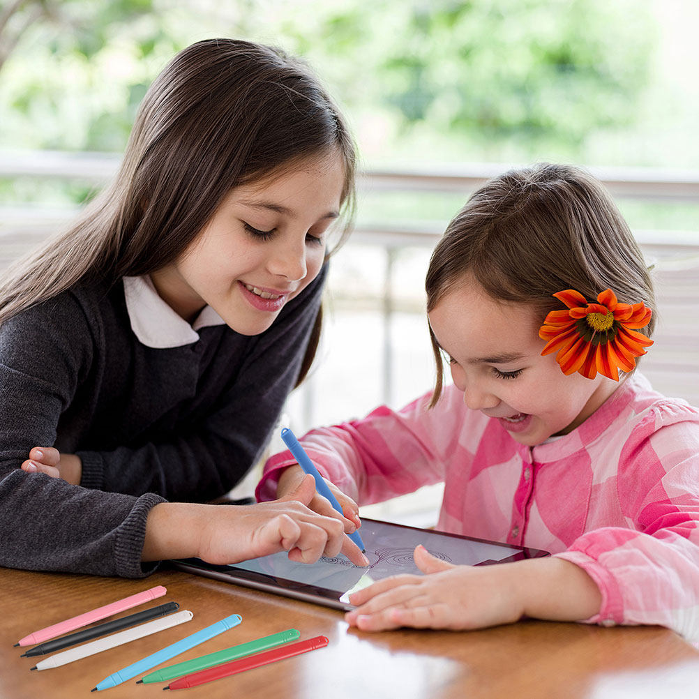 Kids Education Tools - 14本入りスタイラスペン LCDライティングタブレット用 落書きボードタブレットスタイラスペン 子供用教育ツール お絵かき・絵画・語彙学習用