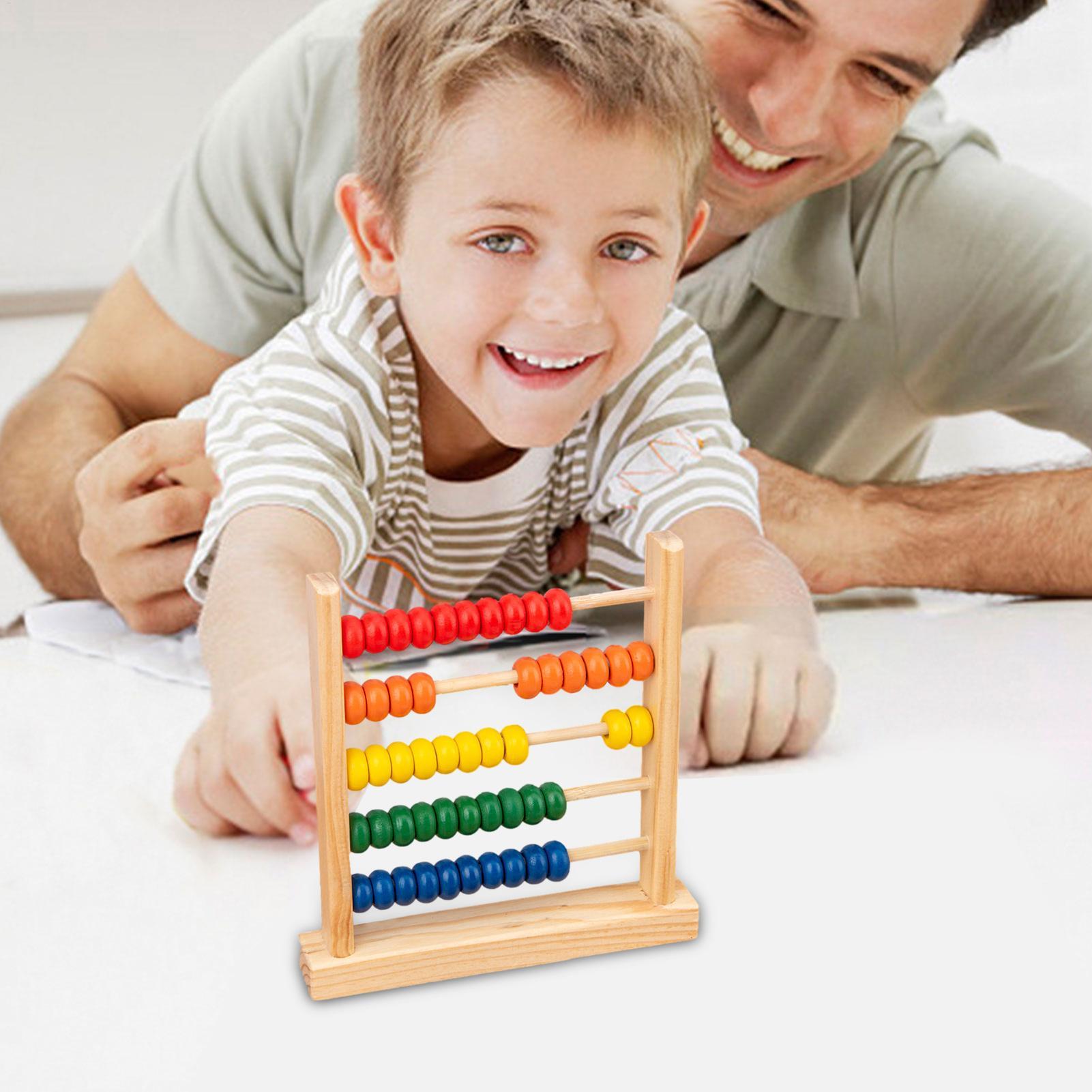 木製フレームそろばんおもちゃカウントそろばんゲーム教材教育カ - Abacus Counting Bead のレビューと価格