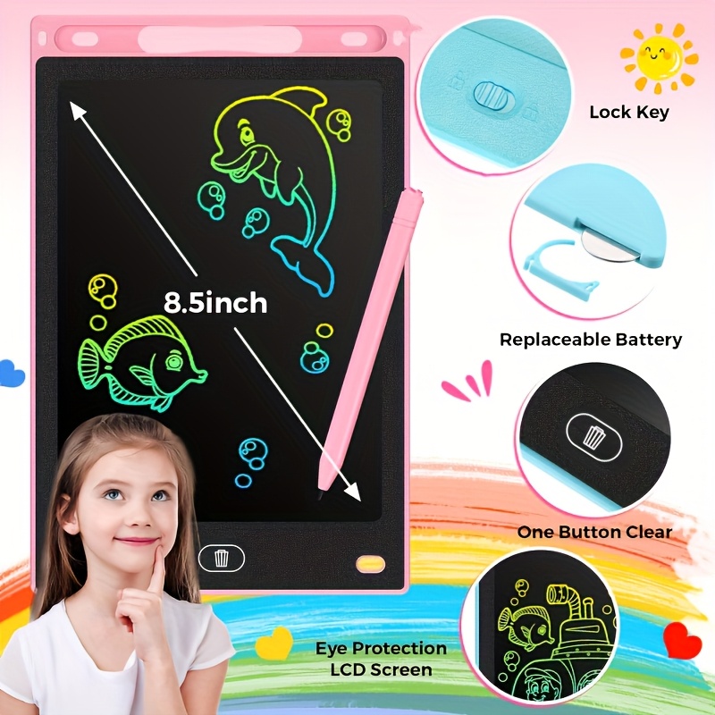8.5 インチ LCD 描画タブレット 30 個 マジック黒 - Kids Education Tools のレビューと価格