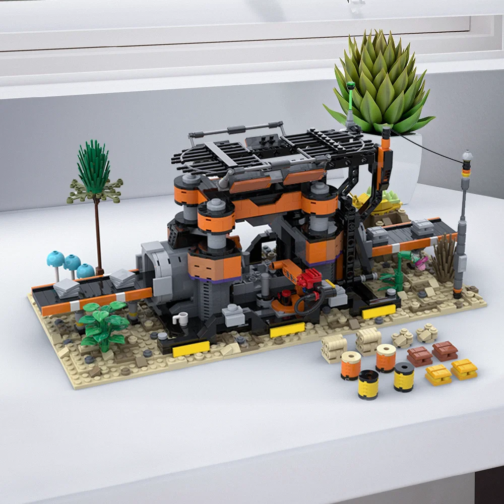 MOC 満足のいく工場ビルディングブロックセット - 重機モ - Kids Education Pdf のレビューと価格