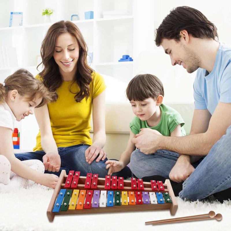 赤ちゃんのためのxylophoneハンドベル、カラフルな情熱 - Kids Education Bell のレビューと価格
