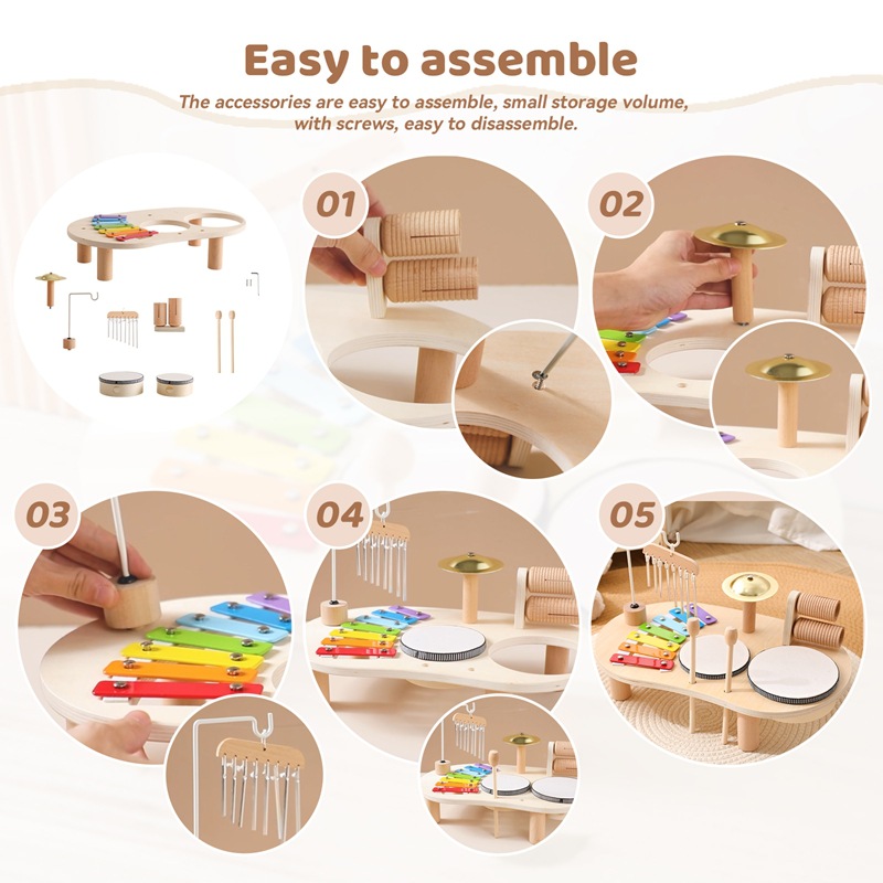 LazyChild 子供用教育玩具 木製オルゴール ベビーパ - Kids Educational Box のレビューと価格