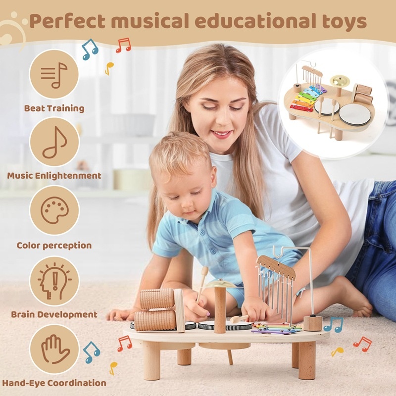 LazyChild 子供用教育玩具 木製オルゴール ベビーパ - Kids Educational Box のレビューと価格