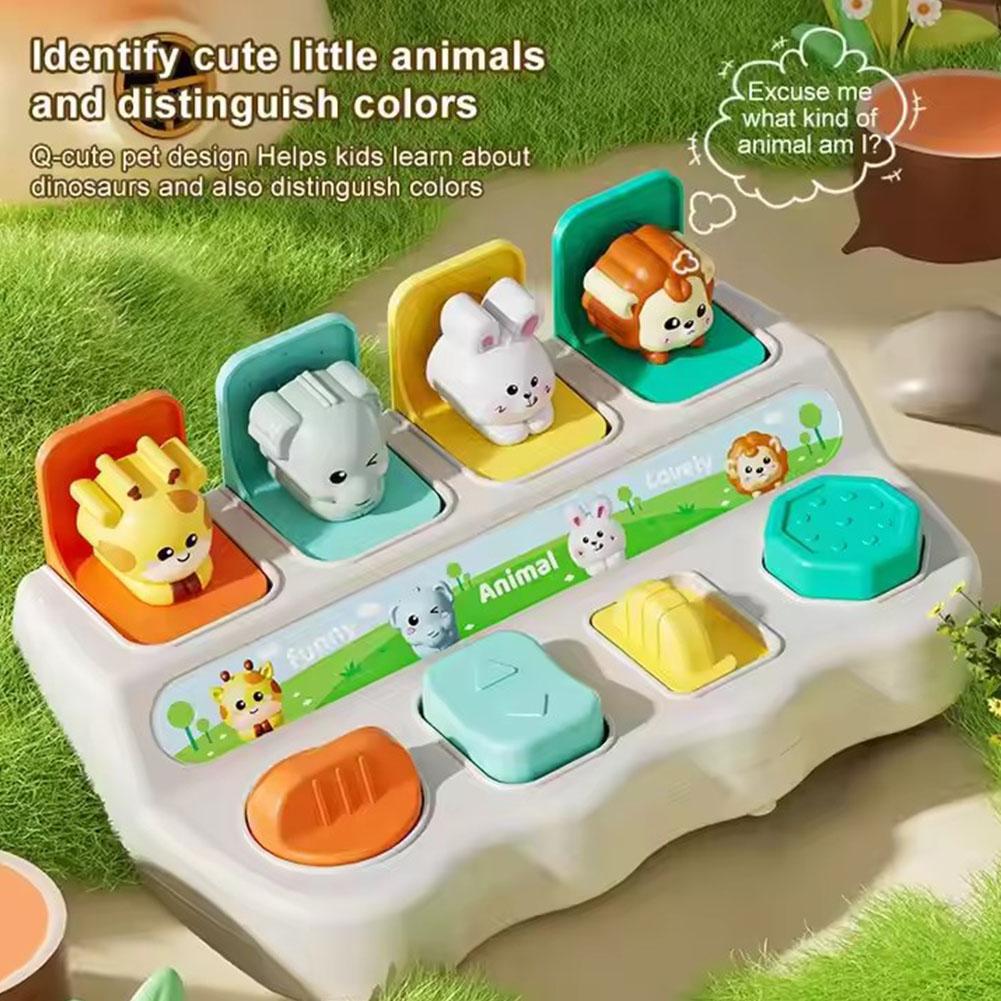 モンテッソーリ ポップアップ動物おもちゃと学習ボックス -  - Kids Educational Box のレビューと価格