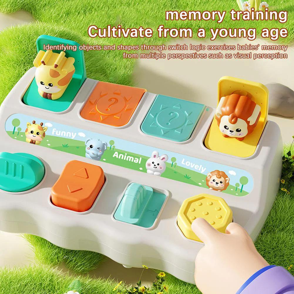 モンテッソーリ ポップアップ動物おもちゃと学習ボックス -  - Kids Educational Box のレビューと価格