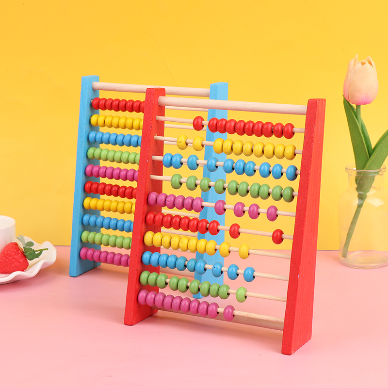 新しい木製そろばん 子供用算数学習玩具 数珠計算 キッズトイ - Abacus Counting Bead のレビューと価格