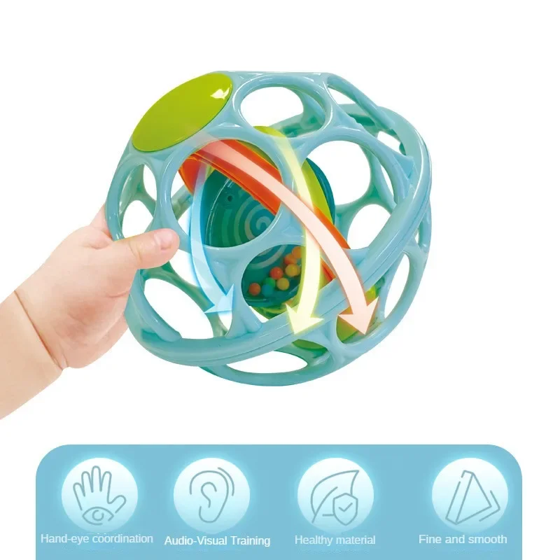 ベビーハンドラトルソフトボールおもちゃ新生児用グリップ歯固め - Kids Education Bell のレビューと価格