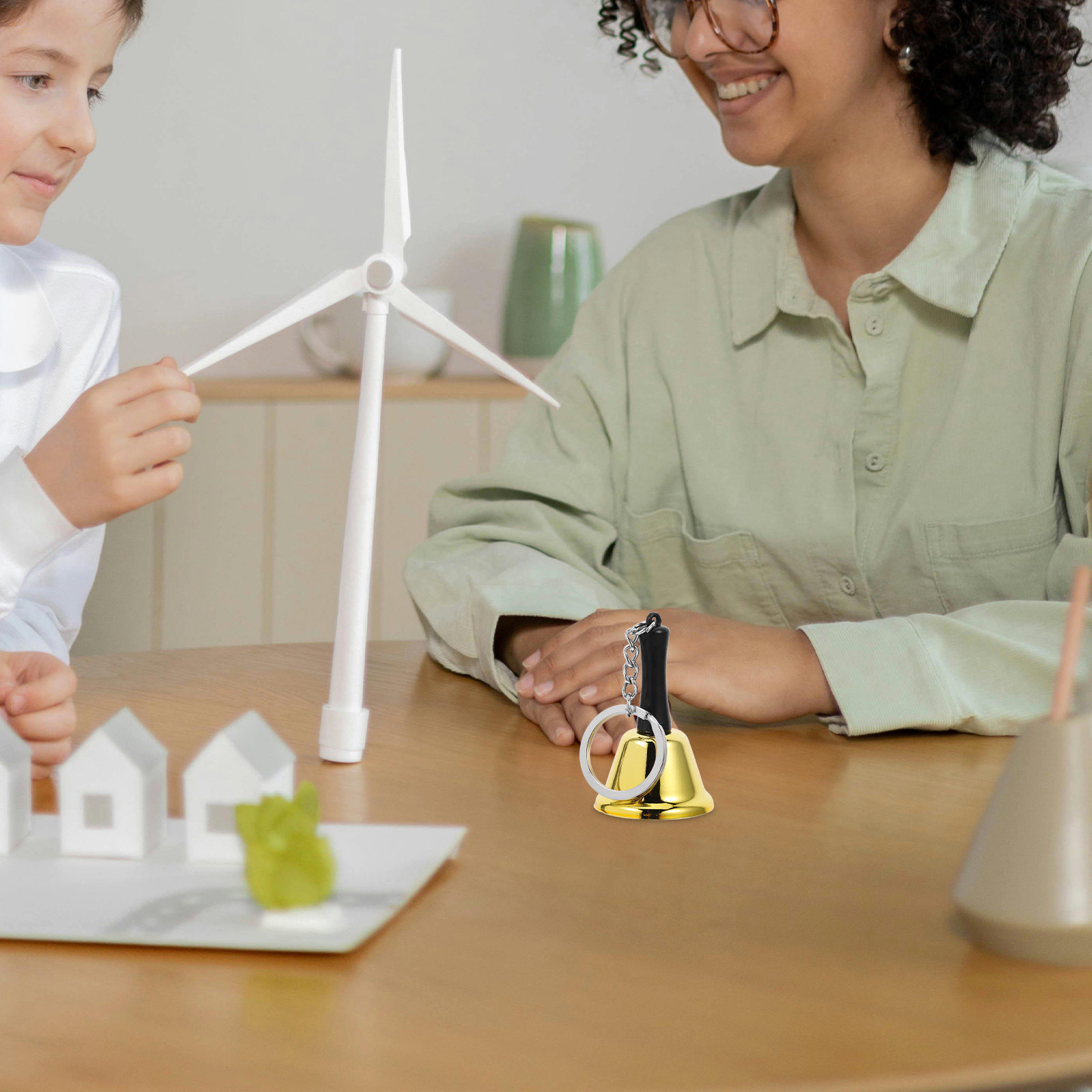 子供向け早期教育聴覚協調発達用ミニ金属製ハンドベルキーホルダ - Kids Education Bell のレビューと価格