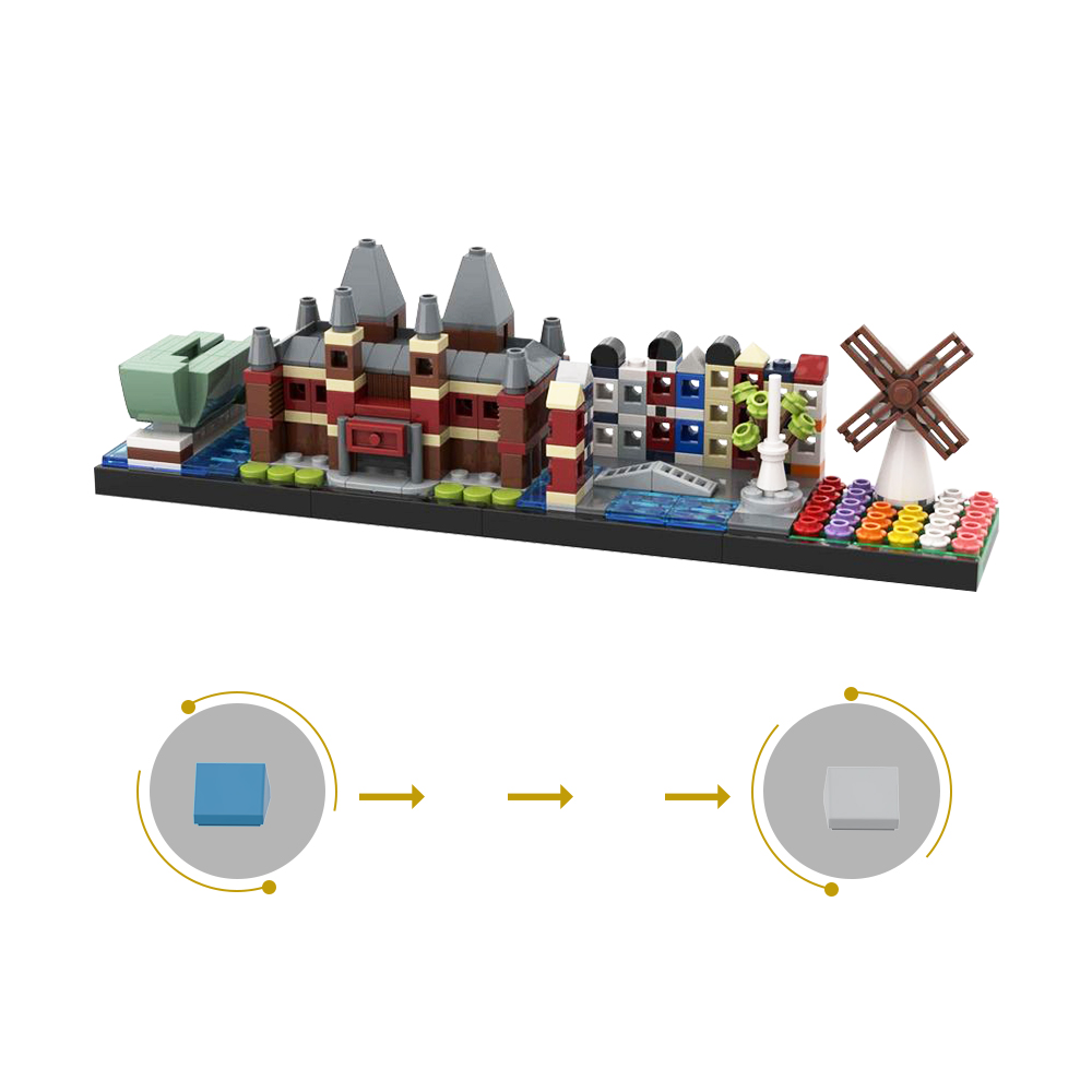 MOC シティ映画アムステルダムのスカイラインビルディングブ - Kids Education Pdf のレビューと価格