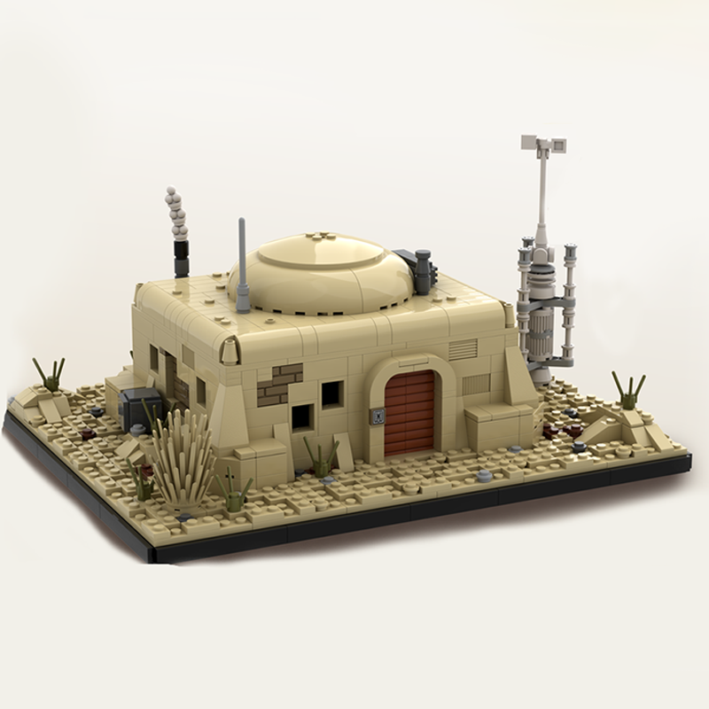 932ピース MOC SW オビ・ワンの小屋 タトゥイーン  - Kids Education Pdf のレビューと価格