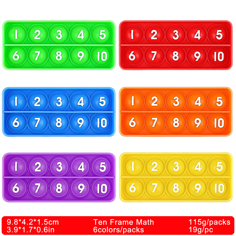 10フレーム数学ゲームおもちゃ 子供用 数学操作道具 就学前 - Math Manipulative Set のレビューと価格