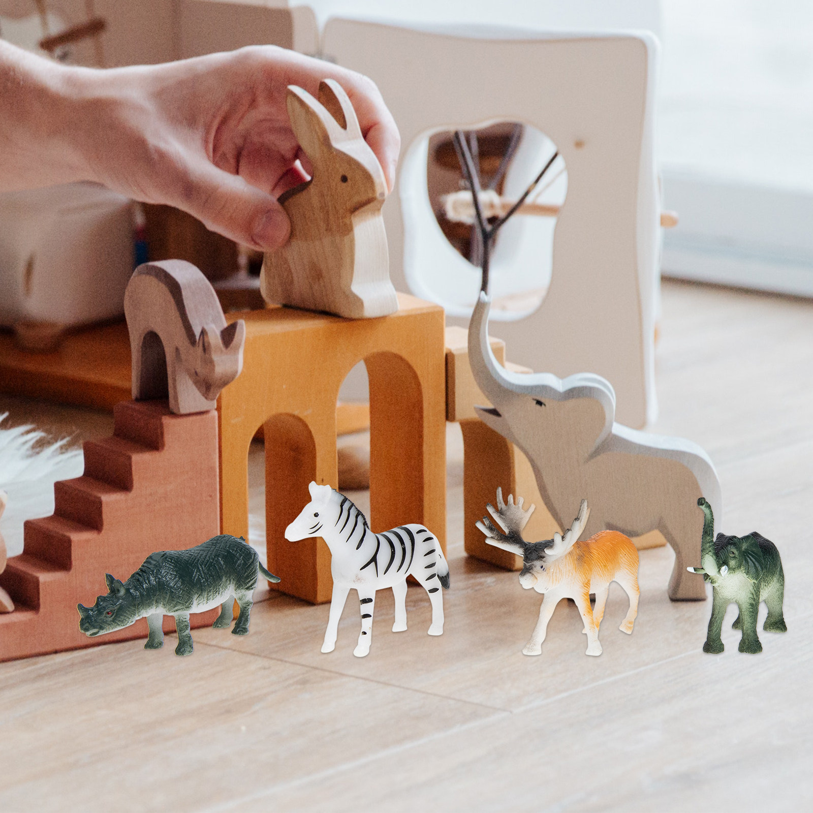 24個入り海洋動物プラスチックシミュレーションセットリアルな - Kids Early Education Photos のレビューと価格