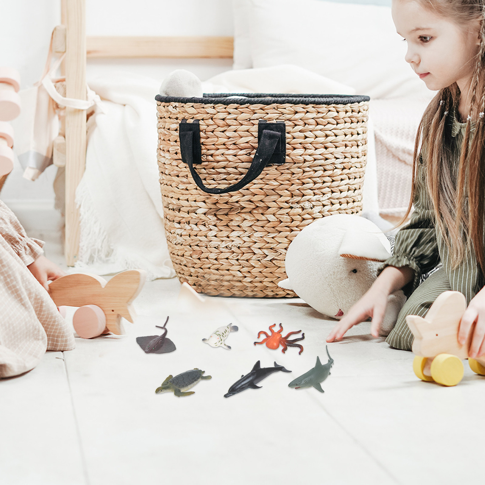24個入り海洋動物プラスチックシミュレーションセットリアルな - Kids Early Education Photos のレビューと価格