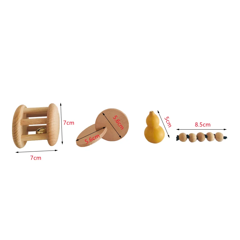赤ちゃんのためのモンテッソーリ木のバッピンビーズのおもちゃ、 - Kids Education Tools のレビューと価格