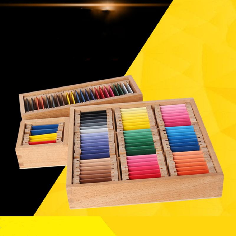 【在庫あり】1/2/3 カラーボード木製就学前おもちゃモンテ - Kids Educational Box のレビューと価格