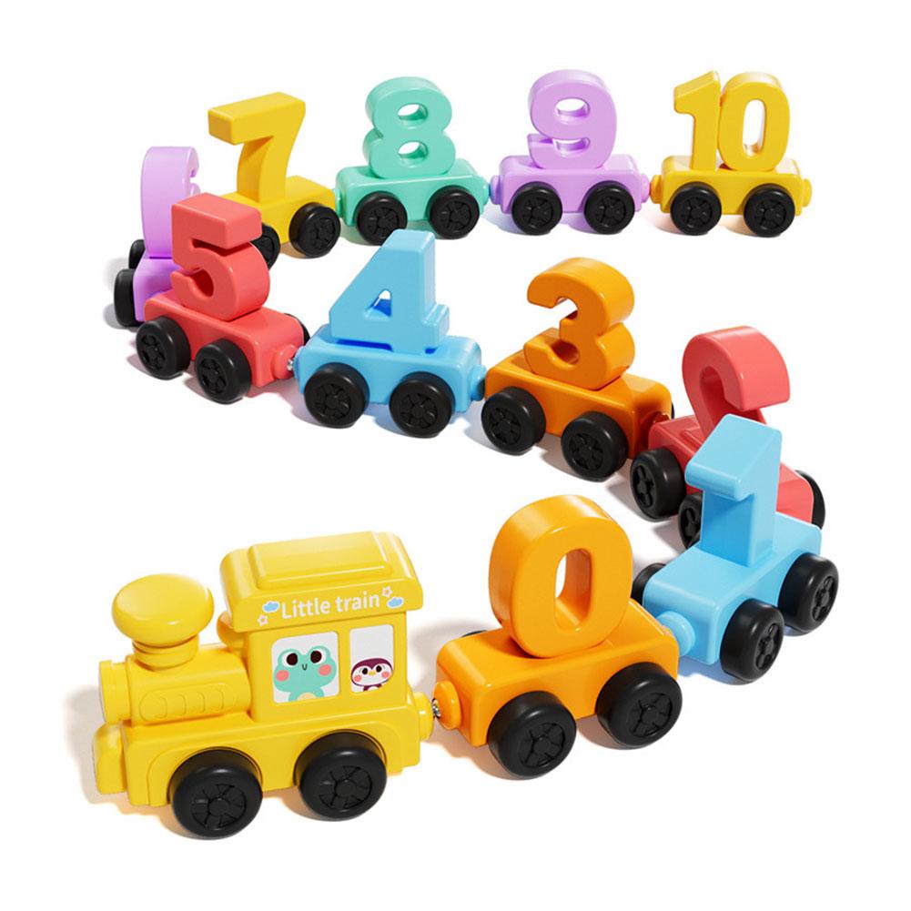 モンテッソーリ教育玩具 トレインセット 木製 磁石式 数字ト - Kids Educational Box のレビューと価格