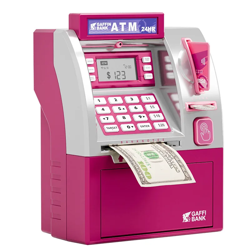 子供 ATM 自動預金窓口機おもちゃスマートパスワードスワイ - Kids Education Money のレビューと価格