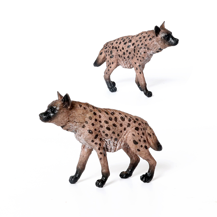 リアルなプラスチック野生動物ハイエナ、たてがみオオカミ、アフ - Kids Education Shows のレビューと価格