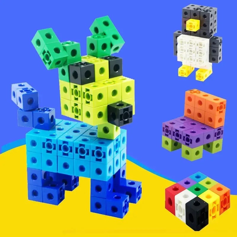 数学リンクキューブセット 100個入り 数学教材とキューブ  - Math Manipulative Set のレビューと価格