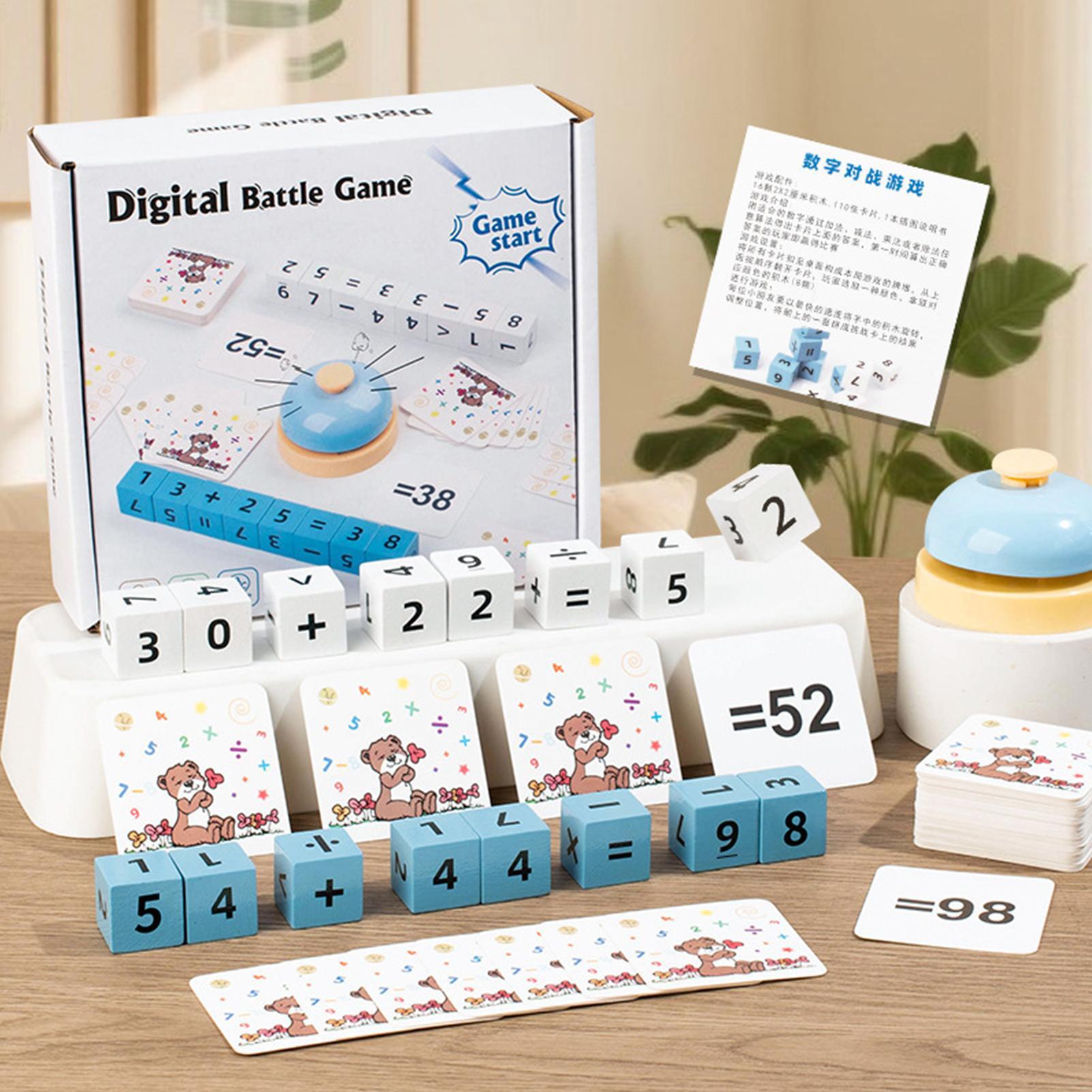 木製数字ブロックパズルモンテッソーリ教育玩具子供学習数学操作 - Math Manipulative Set のレビューと価格