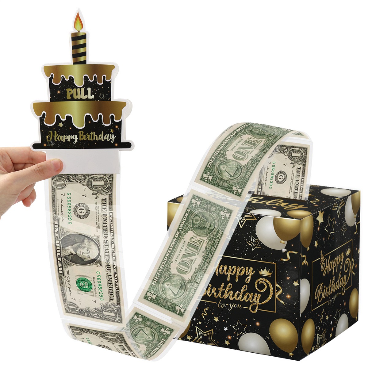 誕生日貯金箱 現金ギフト用 サプライズマネーギフトボックス  - Kids Education Money のレビューと価格