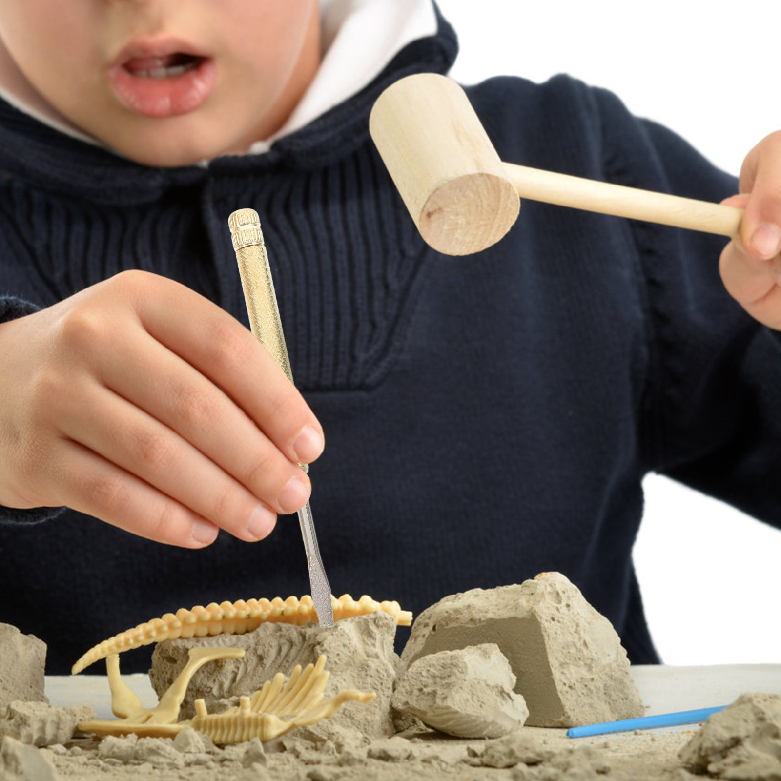 子供用発掘ツールセット 1セット 丈夫なABS金属製 木製掘 - Kids Education Tools のレビューと価格