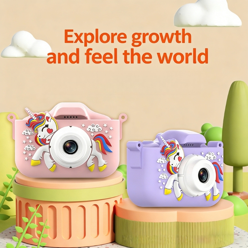 充電式キッズカメラおもちゃ高精細ビデオ写真幼児教育デジタルカ - Kids Early Education Photos のレビューと価格
