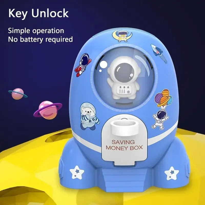 ロケット宇宙飛行士コイン貯金箱子供用貯金箱ごっこ遊びおもちゃ - Kids Education Money のレビューと価格